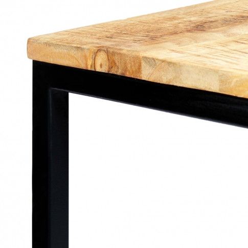 Szczegółowe zdjęcie nr 5 produktu Industrialny stół z drewna mango Avis – jasnobrązowy 
