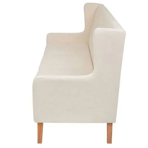 Szczegółowe zdjęcie nr 5 produktu Trzyosobowa sofa Faselo 3C - kremowobiała