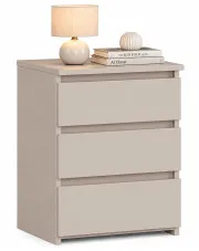 Kaszmirowa komoda z 3 szufladami - Verris 3X  w sklepie Edinos.pl