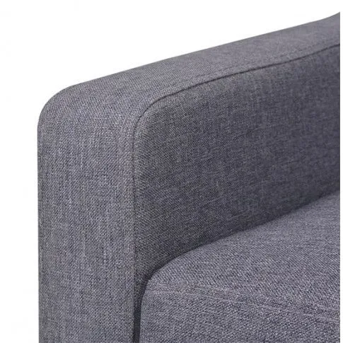 Szczegółowe zdjęcie nr 4 produktu Dwuosobowa sofa Faselo 2G - szara
