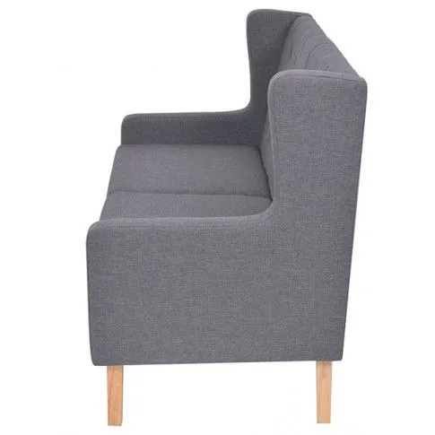 Szczegółowe zdjęcie nr 5 produktu Dwuosobowa sofa Faselo 2G - szara