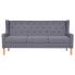 Fotografia Trzyosobowa sofa Isobel 3G - szara z kategorii Kanapy i sofy