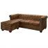 sofa chesterfield lewostronna charlotte4q brazowa