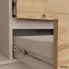 Szczegółowe zdjęcie nr 4 produktu KOMODA K140 2D 4SZ CLP PK KASZMIR / DĄB ARTISAN