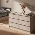 Szczegółowe zdjęcie nr 7 produktu KOMODA K140 6SZ CLP PK KASZMIR