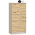 Wysoka komoda do salonu dąb artisan kaszmir Verris 9X