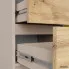 Szczegółowe zdjęcie nr 4 produktu KOMODA K80 JERRY 1D 3SZ PK KASZMIR / DĄB ARTISAN