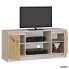 Fotografia KOMODA RTV K120 2D 1P CLP KASZMIR / DĄB ARTISAN z kategorii Meble