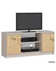 KOMODA RTV K120 2D 1P CLP KASZMIR / DĄB ARTISAN w sklepie Edinos.pl