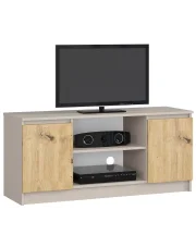 Szafka pod telewizor kaszmir + dąb artisan - Galapi 3X w sklepie Edinos.pl
