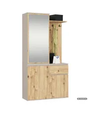 ZESTAW NA PRZEDPOKÓJ ENTRO PK KASZMIR / DĄB ARTISAN w sklepie Edinos.pl