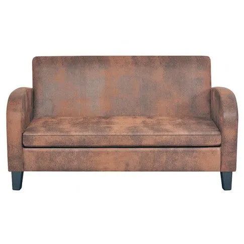 Szczegółowe zdjęcie nr 7 produktu Dwuosobowa sofa Atlas 2X - brązowa