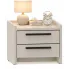 Kaszmirowy stolik nocny z 2 szufladami Opolia 3X