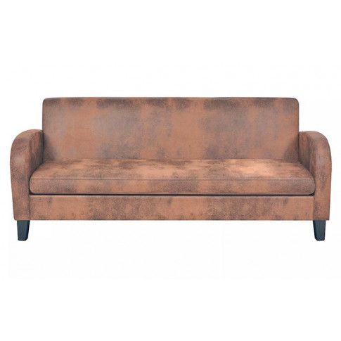 Zdjęcie trzyosobowa sofa Mayor 3X, kolor brązowy - w sklepie Edinos.pl