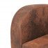 Szczegółowe zdjęcie nr 4 produktu Trzyosobowa sofa Mayor 3X - brązowa