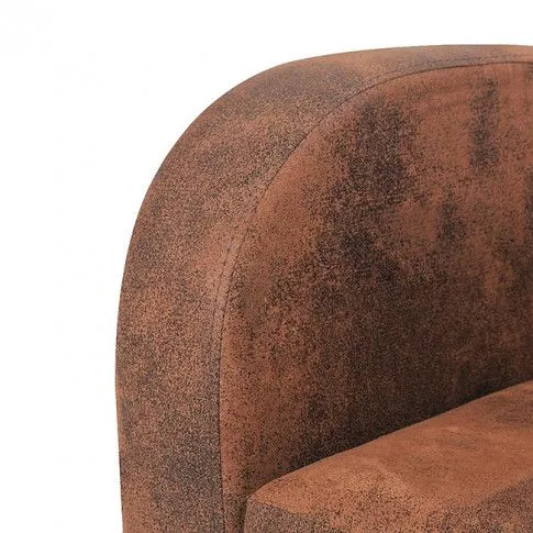 Szczegółowe zdjęcie nr 4 produktu Trzyosobowa sofa Atlas 3X - brązowa
