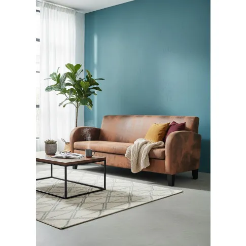 Fotografia Trzyosobowa sofa Atlas 3X - brązowa z kategorii Kanapy i sofy