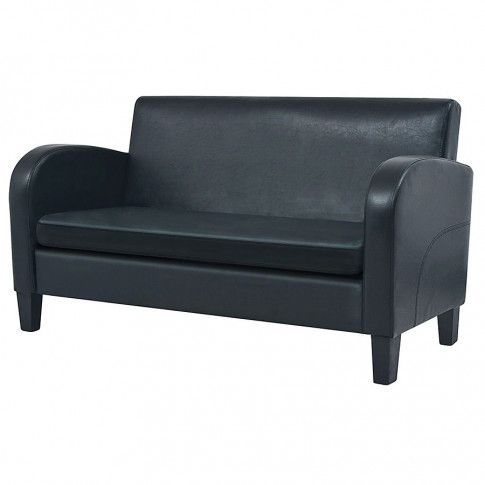 Zdjęcie produktu Dwuosobowa sofa Mayor 2X - czarna.