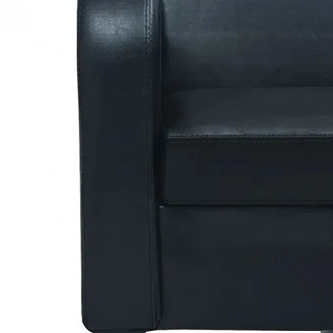 Szczegółowe zdjęcie nr 4 produktu Dwuosobowa sofa Mayor 2X - czarna