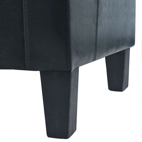 Szczegółowe zdjęcie nr 9 produktu Dwuosobowa sofa Mayor 2X - czarna