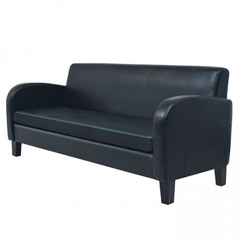 Zdjęcie produktu Trzyosobowa sofa Mayor 3X - czarna.