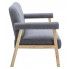 Fotografia 3-osobowa sofa materiałowa Eureka 3D - ciemnoszara z kategorii Szare meble do salonu