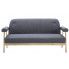 Szczegółowe zdjęcie nr 4 produktu 3-osobowa sofa materiałowa Eureka 3D - ciemnoszara