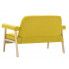 Szczegółowe zdjęcie nr 8 produktu Sofa 2-osobowa materiałowa Eureka 2Y - żółta
