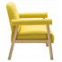 Szczegółowe zdjęcie nr 10 produktu Sofa 2-osobowa materiałowa Eureka 2Y - żółta