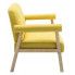 Szczegółowe zdjęcie nr 10 produktu Tapicerowana sofa 3-osobowa Eureka 3Y - żółta