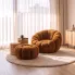 okragly fotel fiosso rudy w salonie
