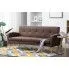 Elegancka sofa pikowana Anita 3Q, brązowa