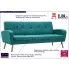 Zielona sofa pikowana Anita 3Q