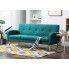 Zielona sofa pikowana Anita 3Q