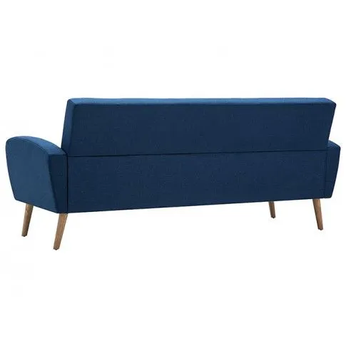 Niebieska sofa pikowana Anita 3Q 