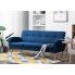 Niebieska sofa pikowana Anita 3Q 