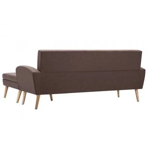 Szczegółowe zdjęcie nr 6 produktu Narożnik z leżanką brązowy - Umberro 4Q