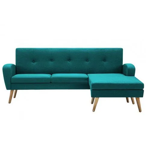 Szczegółowe zdjęcie nr 6 produktu Narożnik z leżanką zielony - Umberro 4Q