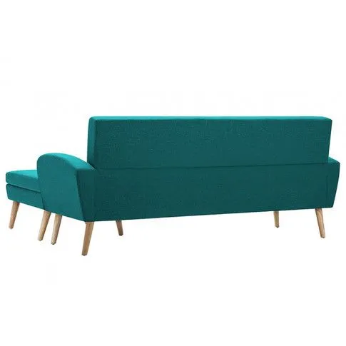 Szczegółowe zdjęcie nr 9 produktu Narożnik z leżanką zielony - Umberro 4Q