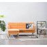 Szczegółowe zdjęcie nr 4 produktu Tapicerowana pikowana sofa Larisa 2P - brzoskwiniowa