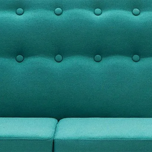 Szczegółowe zdjęcie nr 5 produktu Tapicerowana pikowana sofa Kova 2G - zielona