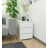 Nowoczesna szafka nocna 40 cm Verris 3X