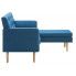 Szczegółowe zdjęcie nr 6 produktu Tapicerowana pikowana sofa Larisa 2B - niebieska
