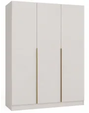 Kaszmirowa elegancka 3-drzwiowa szafa z półkami - Ehis 4X w sklepie Edinos.pl