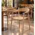 Restauracja z dębowym krzesłem Leppo dąb naturalny