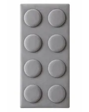 Nowoczesny miękki panel do dziecięcego pokoju w 20 kolorach - Nuki 25x50 w sklepie Edinos.pl