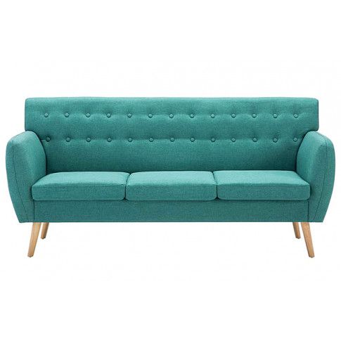 3-osobowa sofa pikowana Lilia, zielona