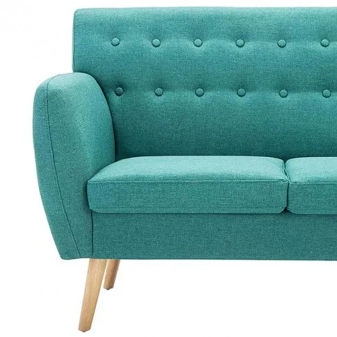 3-osobowa sofa pikowana Lilia, zielona