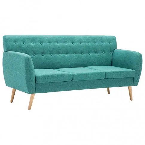 pikowana sofa lilia zielona