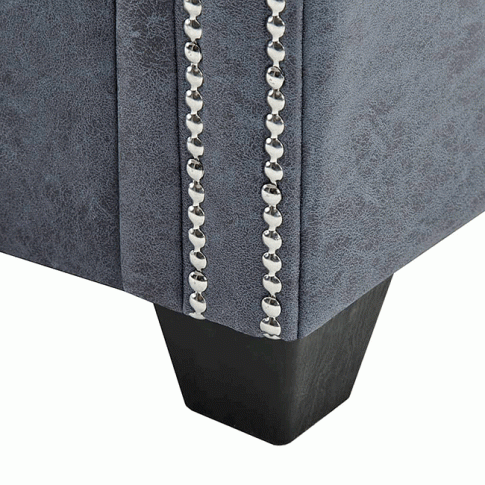 Zdjęcie charlotte 2Q, sofa w stylu Chesterfield, szara | Edinos.pl